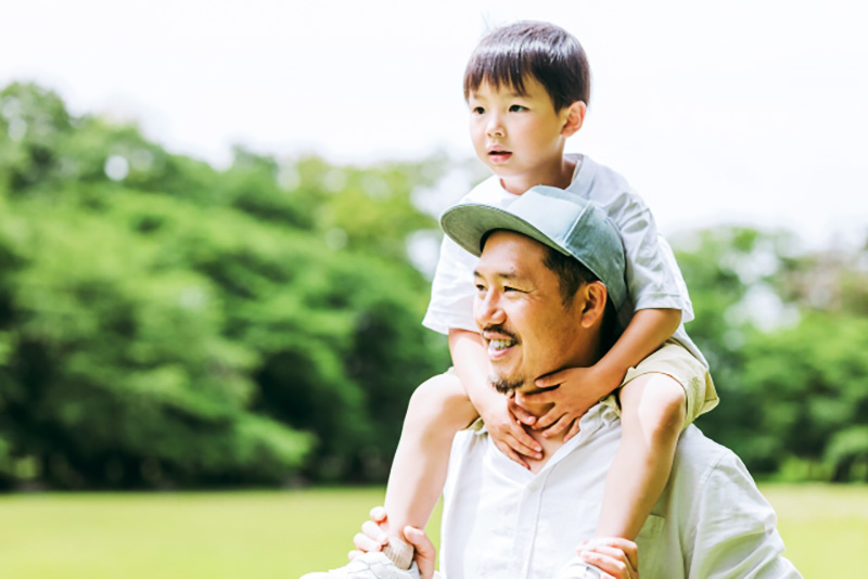 親子のふれあい