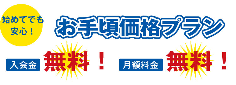 お手頃価格プラン
